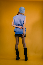 Sky Blue Lily Knit Vest