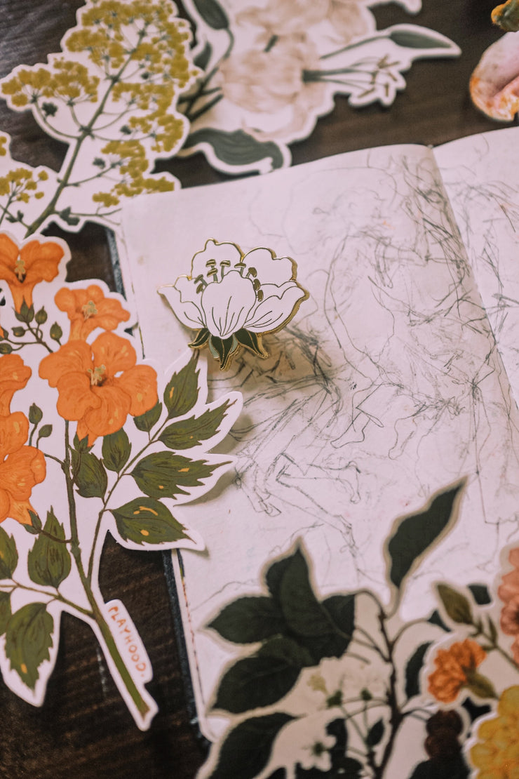 Full Cherry Blossom Pin