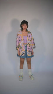 Sunny Cherry Blossom Kimono
