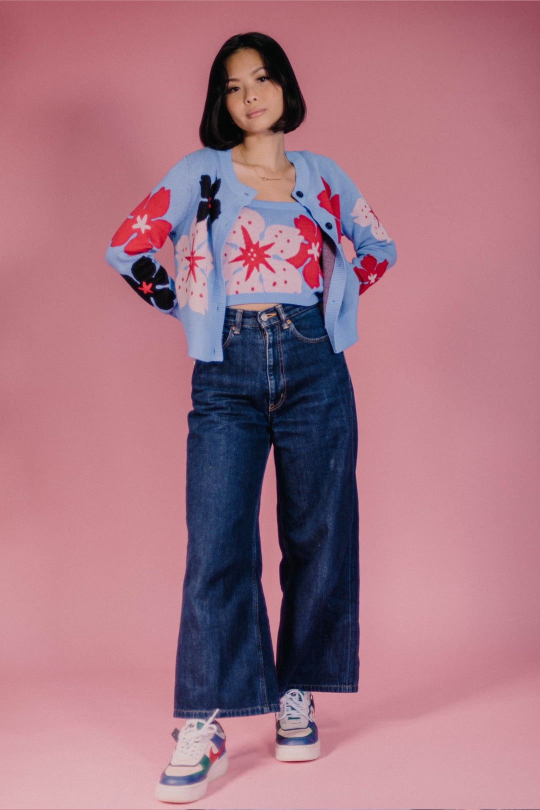 Sakura Blossom Knit Cardigan – Playhood