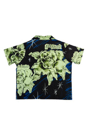 Green Rose Sketch Hawaiian Shirt
