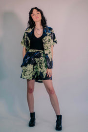 Green Rose Sketch Shorts