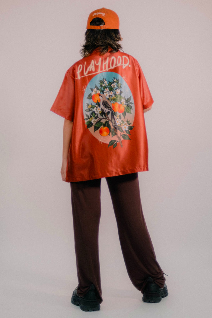 Orange Blossom Hawaiian Shirt