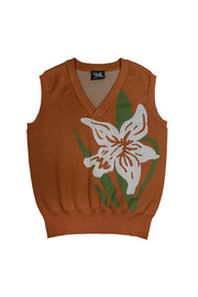 Chestnut Brown Lily Knit Vest