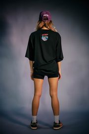 Black Profuse Oversized Tee