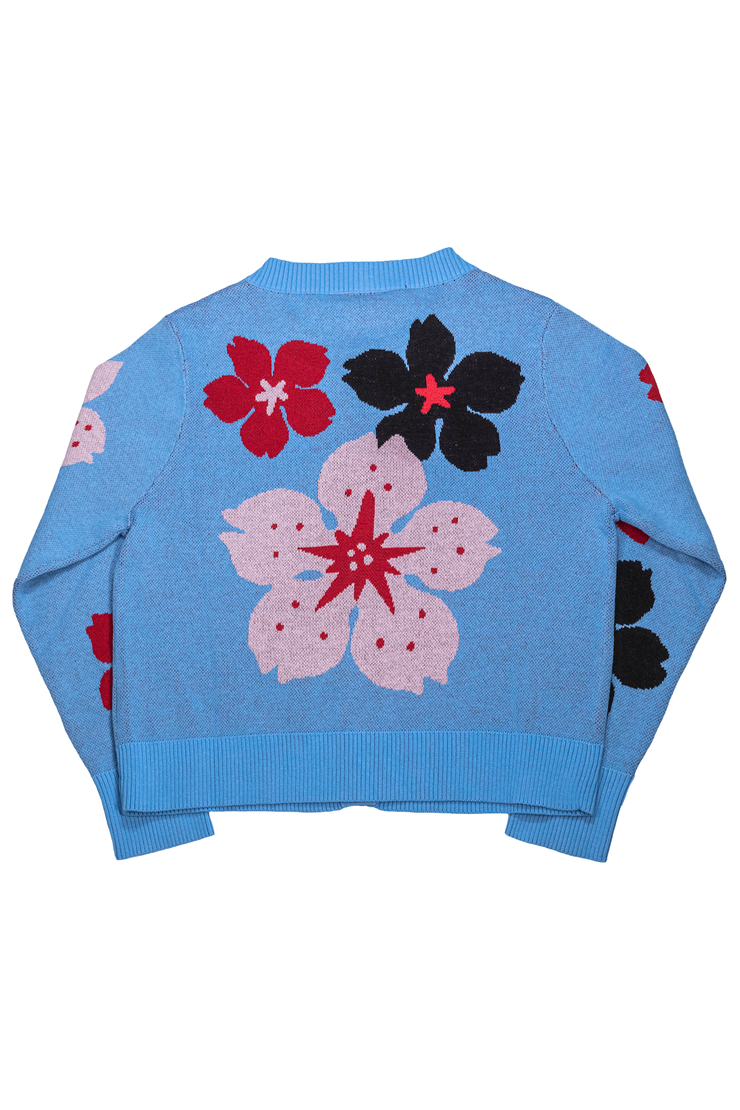 Sakura Blossom Knit Cardigan
