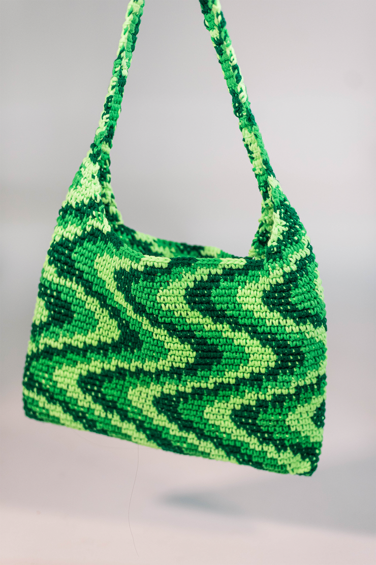 Terrarium Swirl Crochet Bag